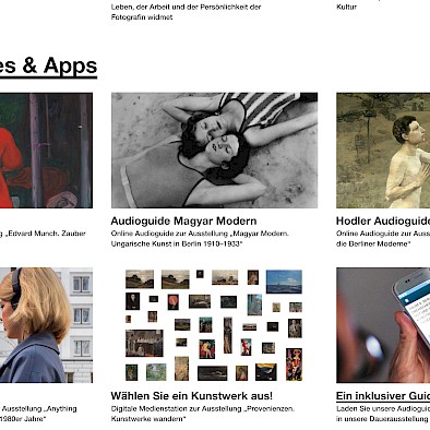 Berlinische Galerie Frontend Development